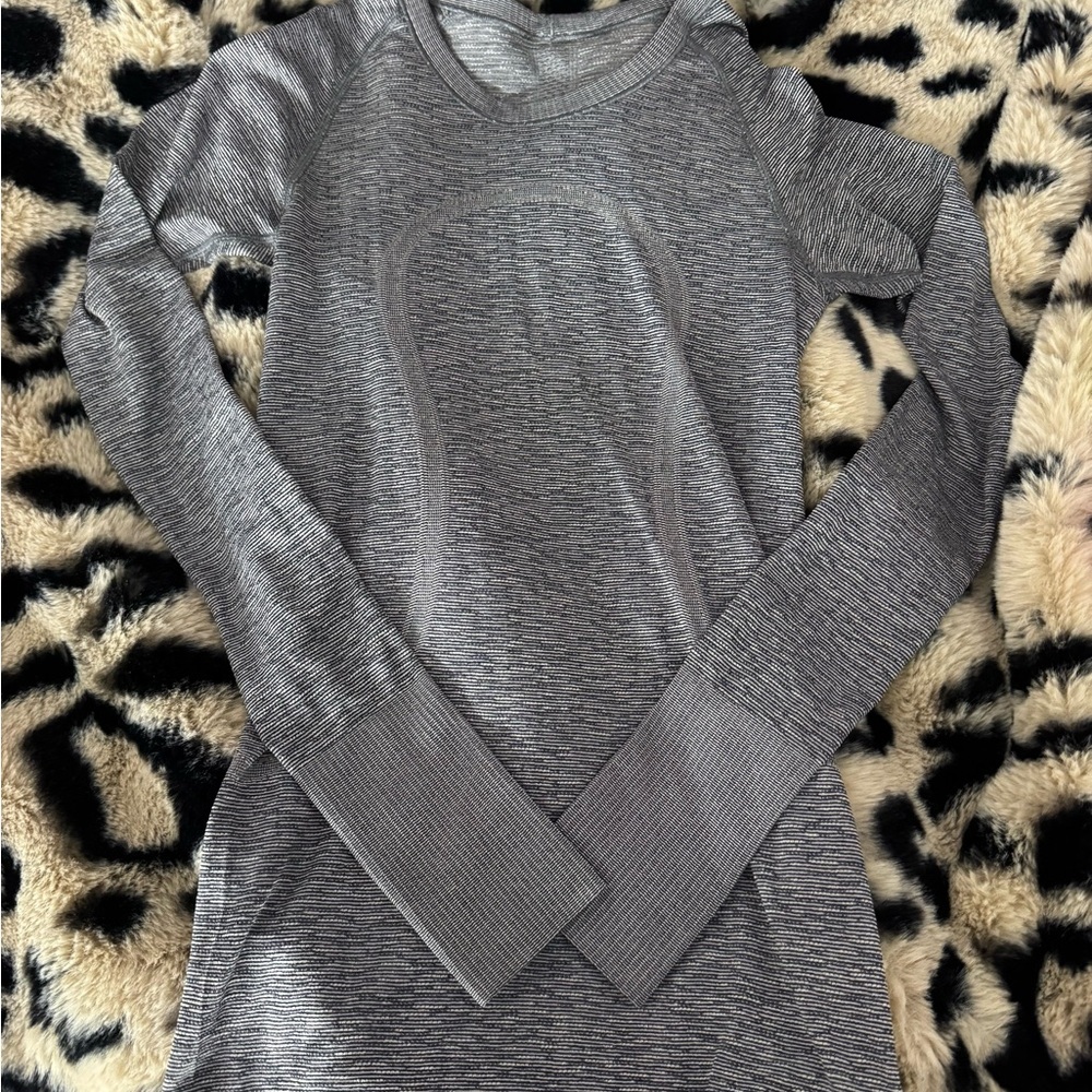 Gray Long Sleeve lululemon swiftly tech